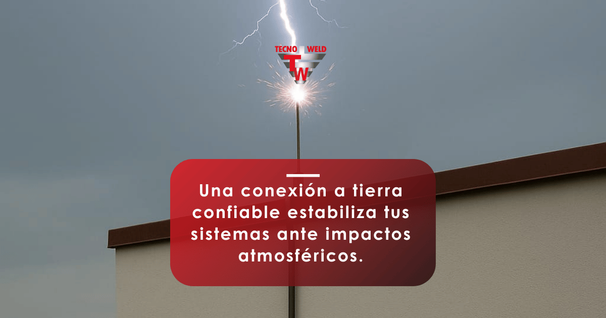 conexión a tierra para protección eficaz contra rayos | Tecnoweld