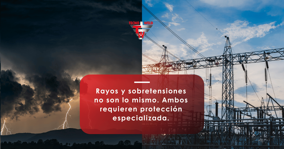 diferencia entre rayos y sobretensiones | Tecnoweld